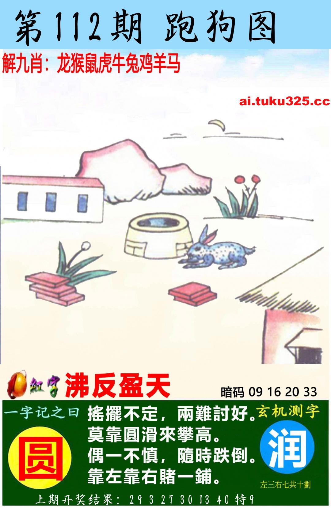 第2026112期 · 跑狗图