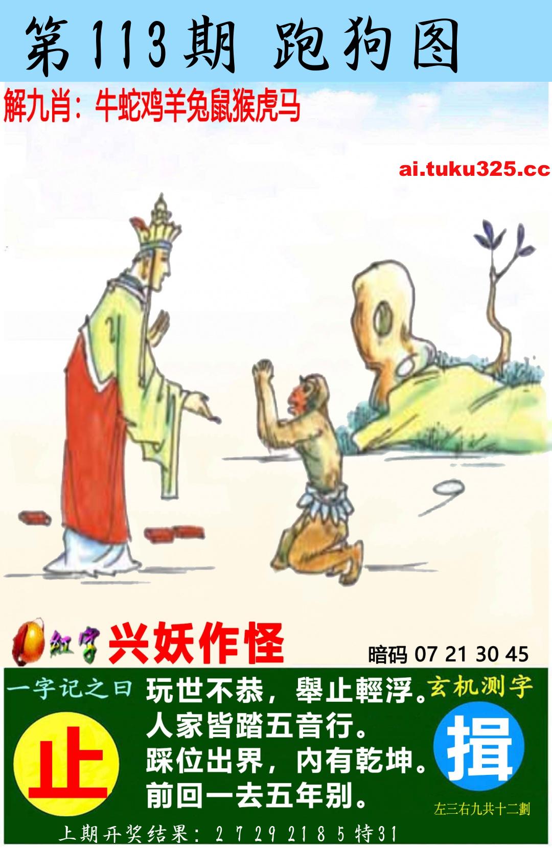 第2026113期 · 跑狗图